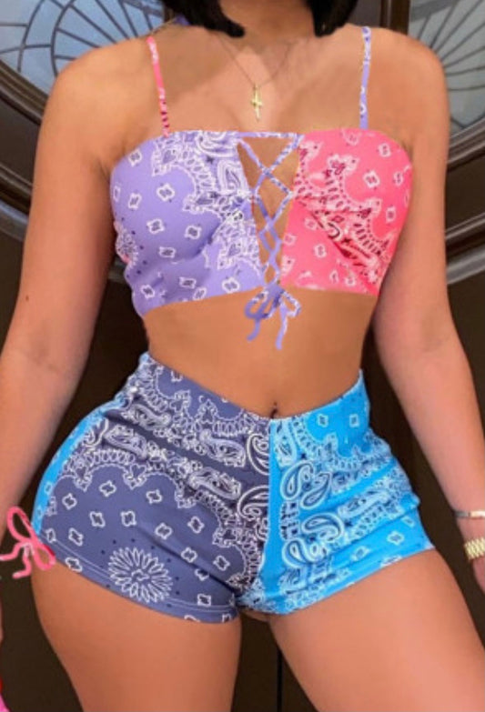 Bright bandana set