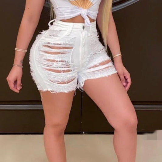 White let it show shorts