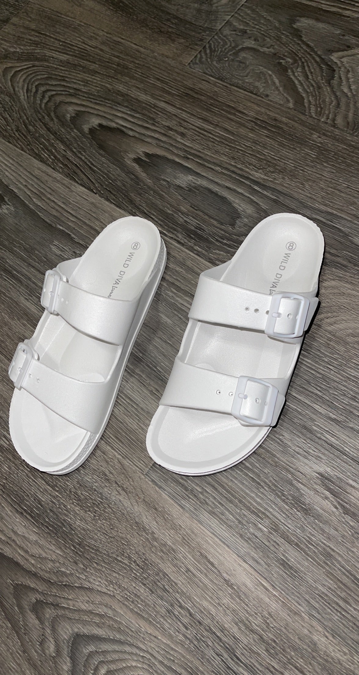 White Double slides